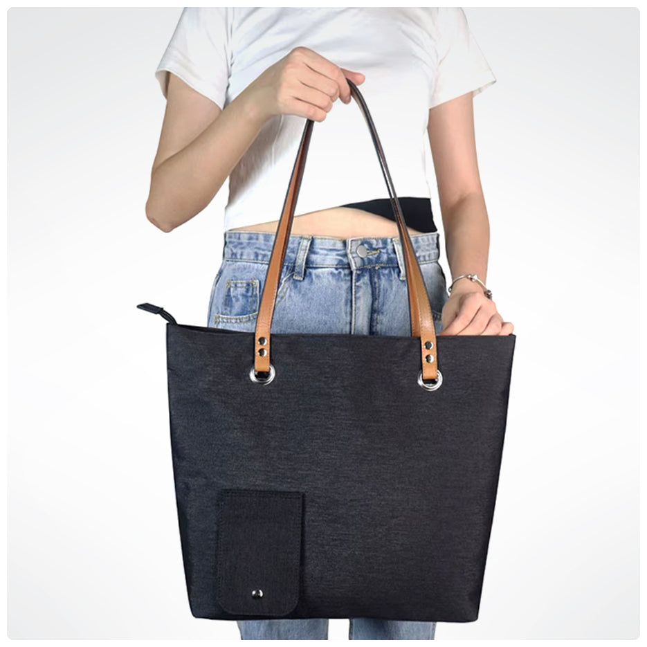 Bolsa com compartimento secreto para líquidos