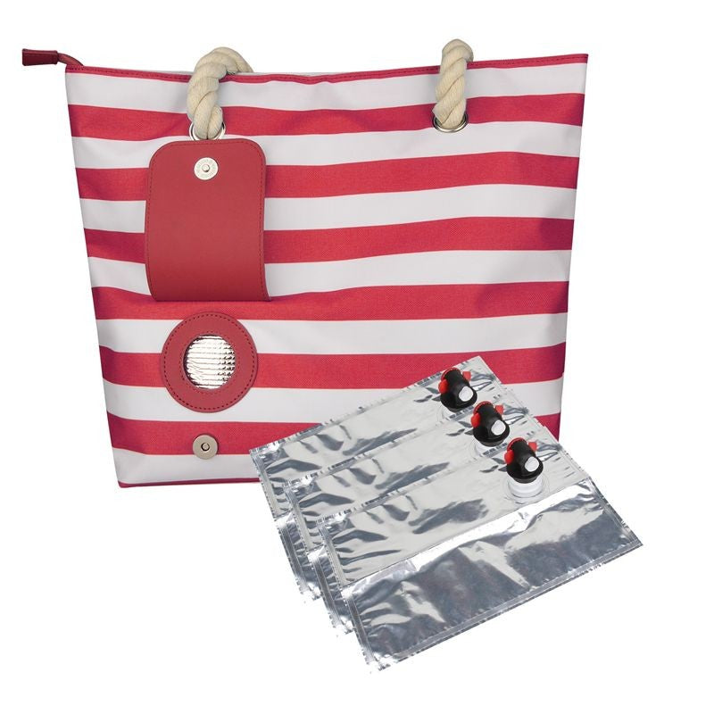 Bolsa com compartimento secreto para líquidos