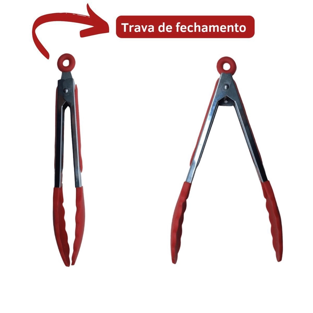 Kit Utensílios de Cozinha 12Pçs | Vermelho