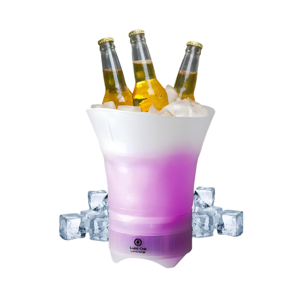 Balde Cerveja LED com Caixa de Som Bluetooth