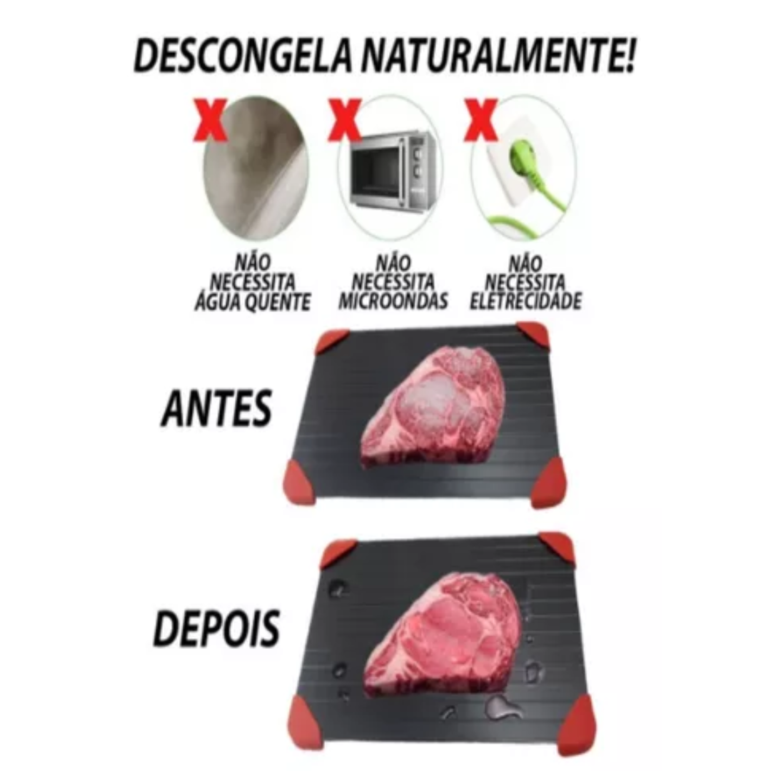 Kit Facas Chef Master 6 Peças + Tábua Descongelamento