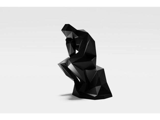 Escultura Geométrica "O Pensador"