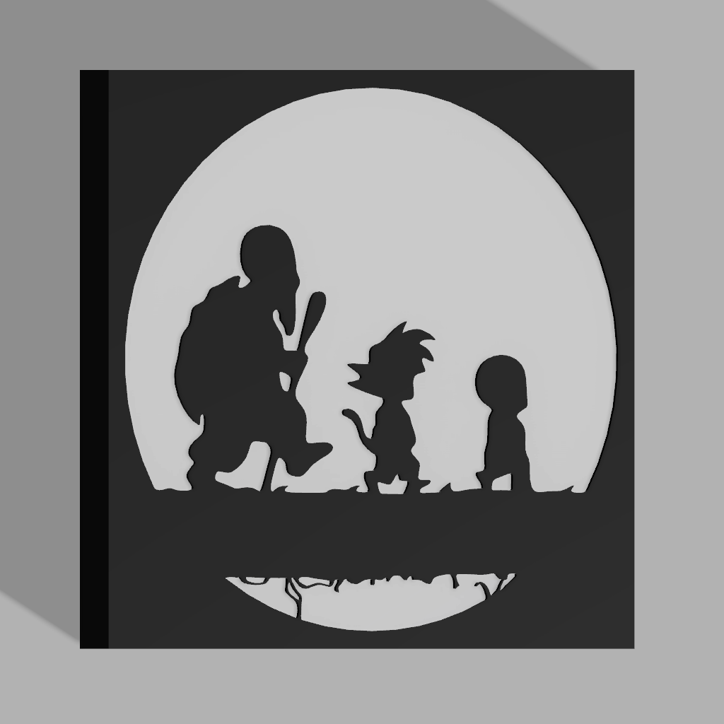Placa Decorativa Geek Dragon Ball