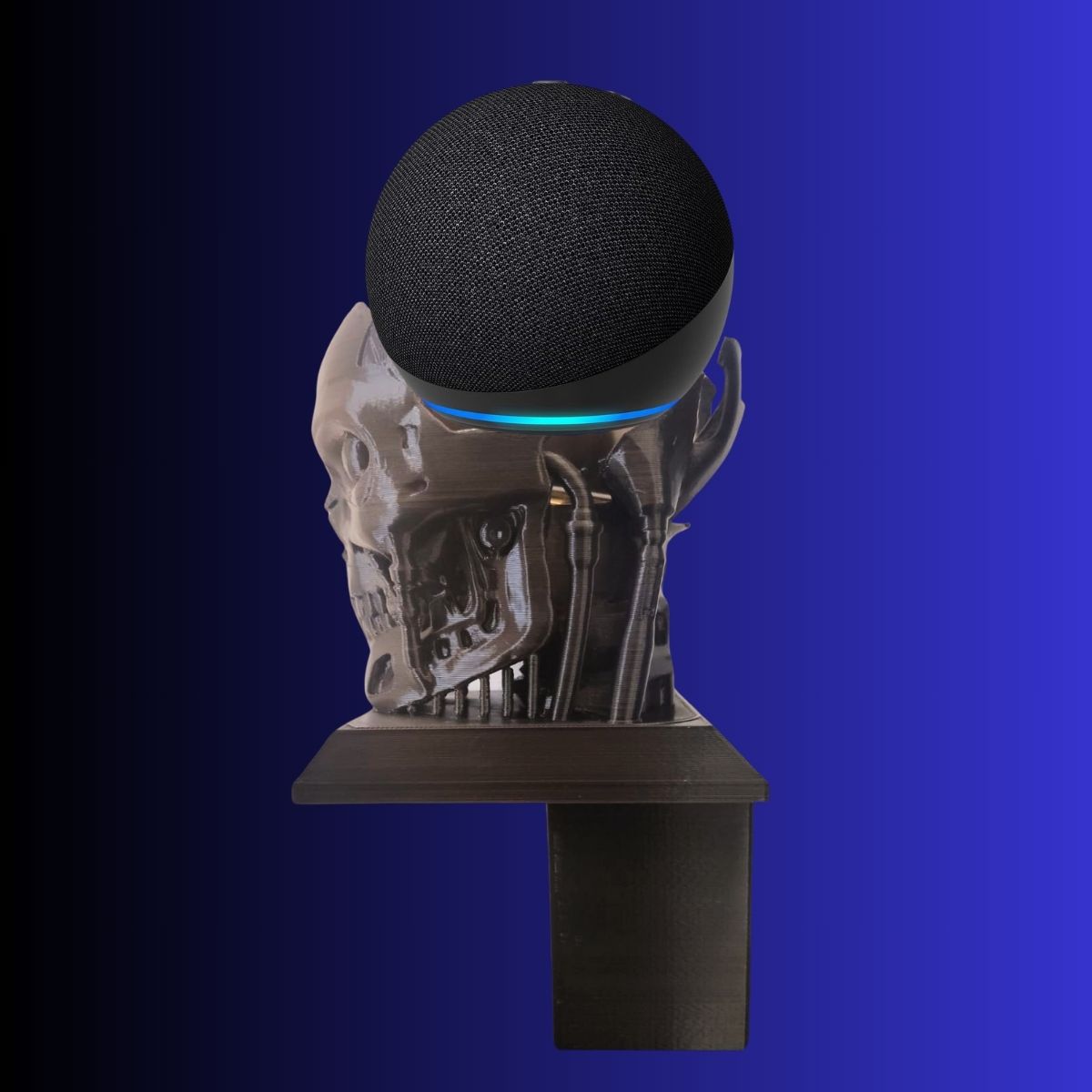 Suporte Alexa Exterminador T800 | Echo Dot Geração 4 e 5