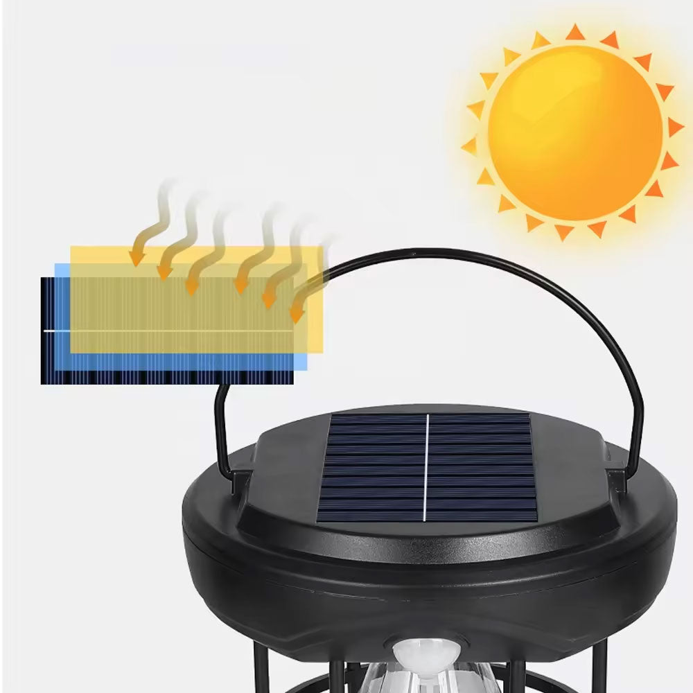 Luminária Solar Lampião