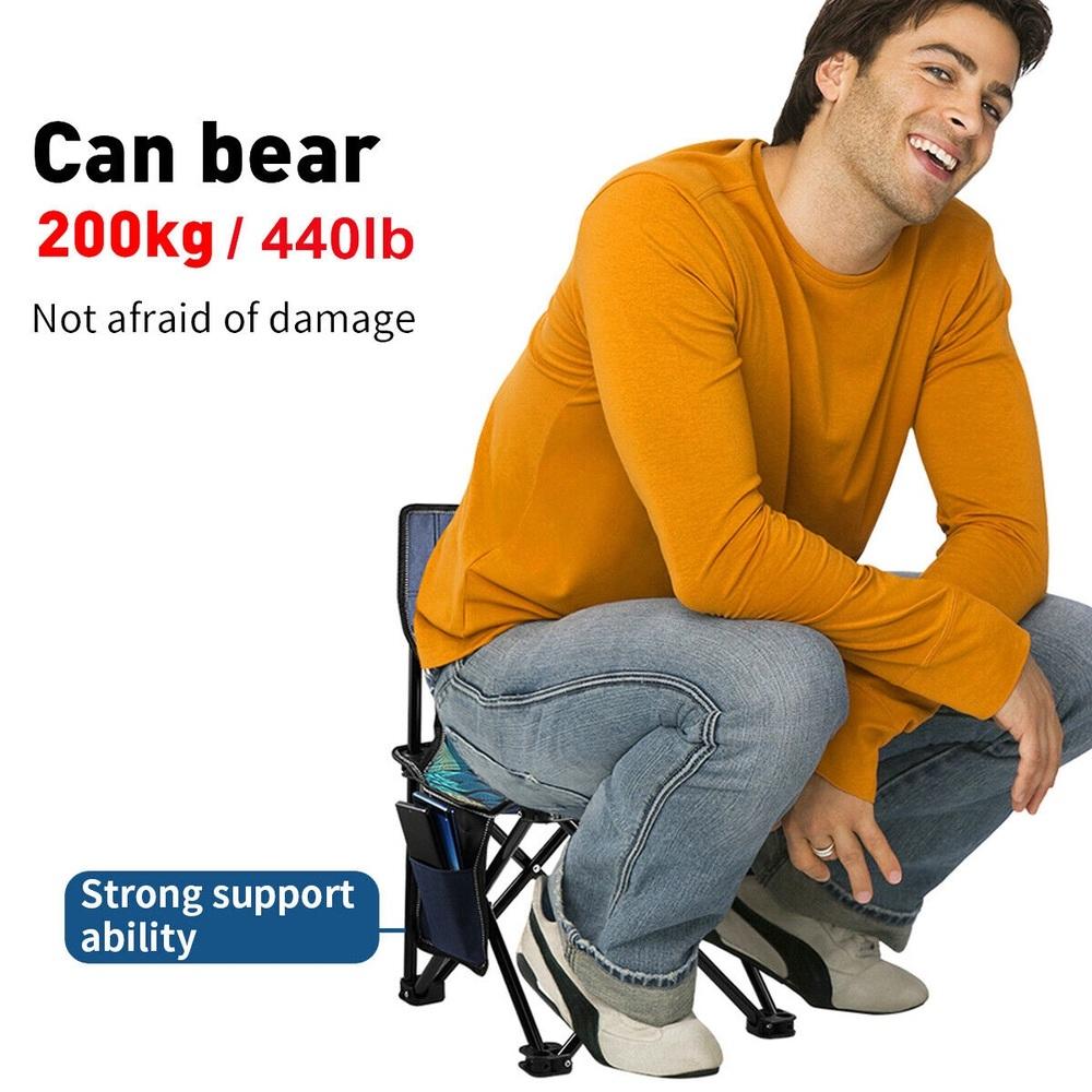 Cadeira de Pesca Dobrável com Almofada