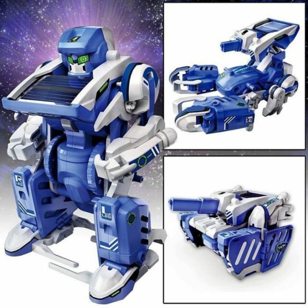 Kit Robô Solar Criativo 3 em 1 | Tanque, Caminhão e Escorpião