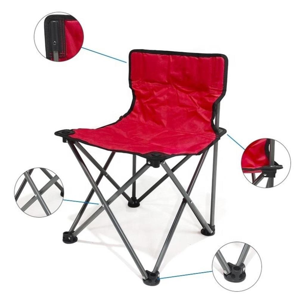 Cadeira de Pesca e Camping Dobrável 60cm
