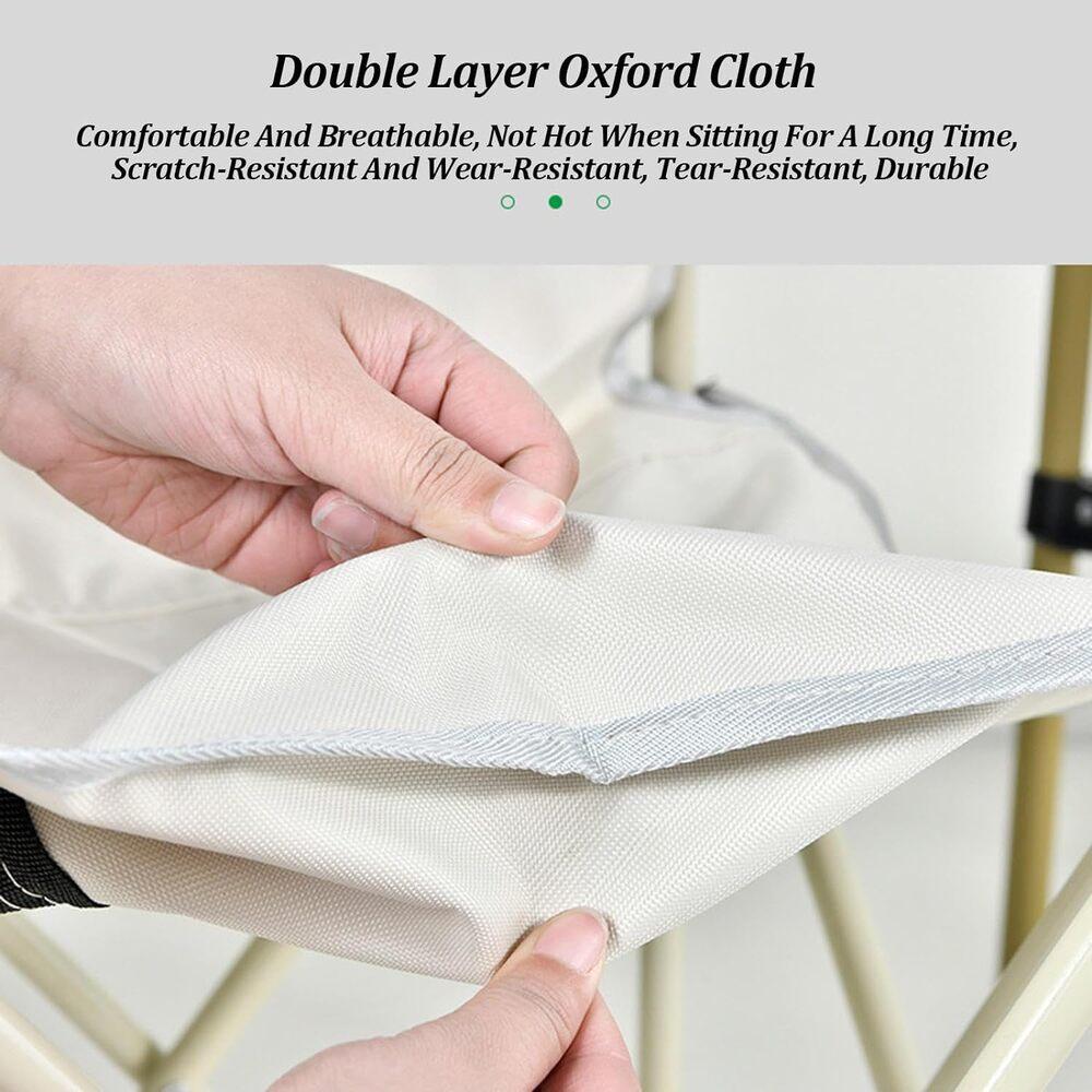 Cadeira Camping Dobrável com Bolso Lateral