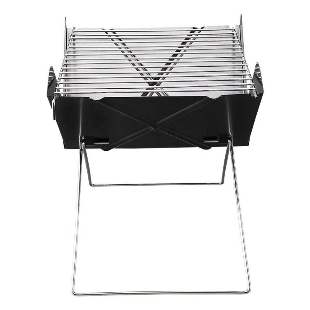 Churrasqueira a carvão portátil e dobrável