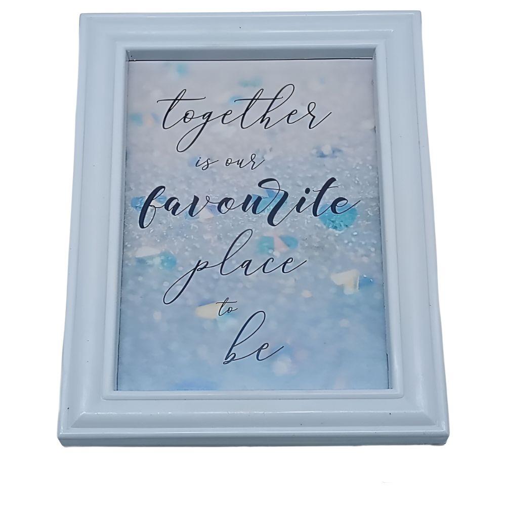 Kit Decoração | Prateleira, Espelho, Quadro e Porta Retrato