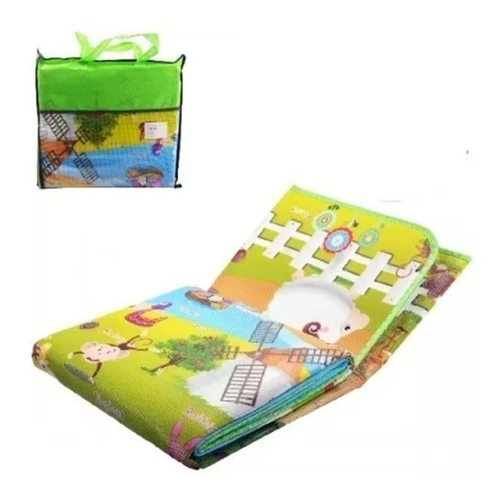 Tapete Infantil Educativo Dupla Face Térmico | 1,20m x 90cm