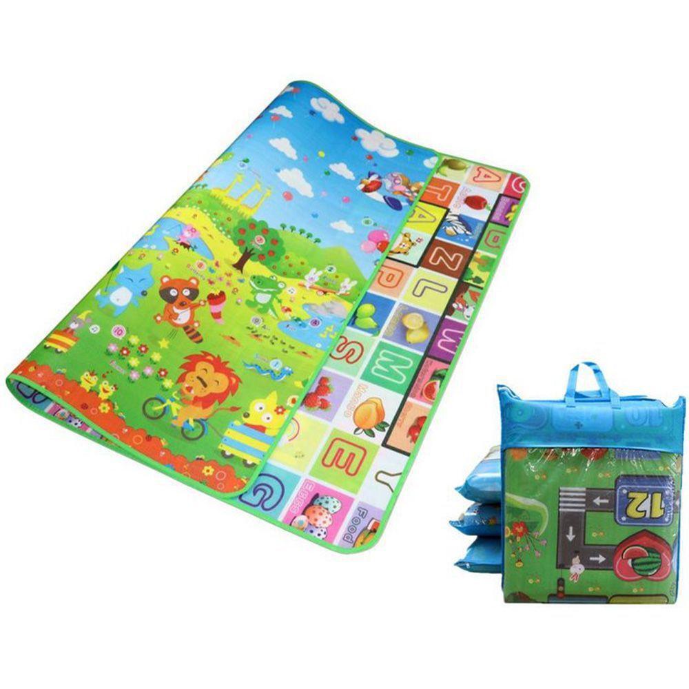Tapete Infantil Educativo Dupla Face Térmico | 1,20m x 90cm