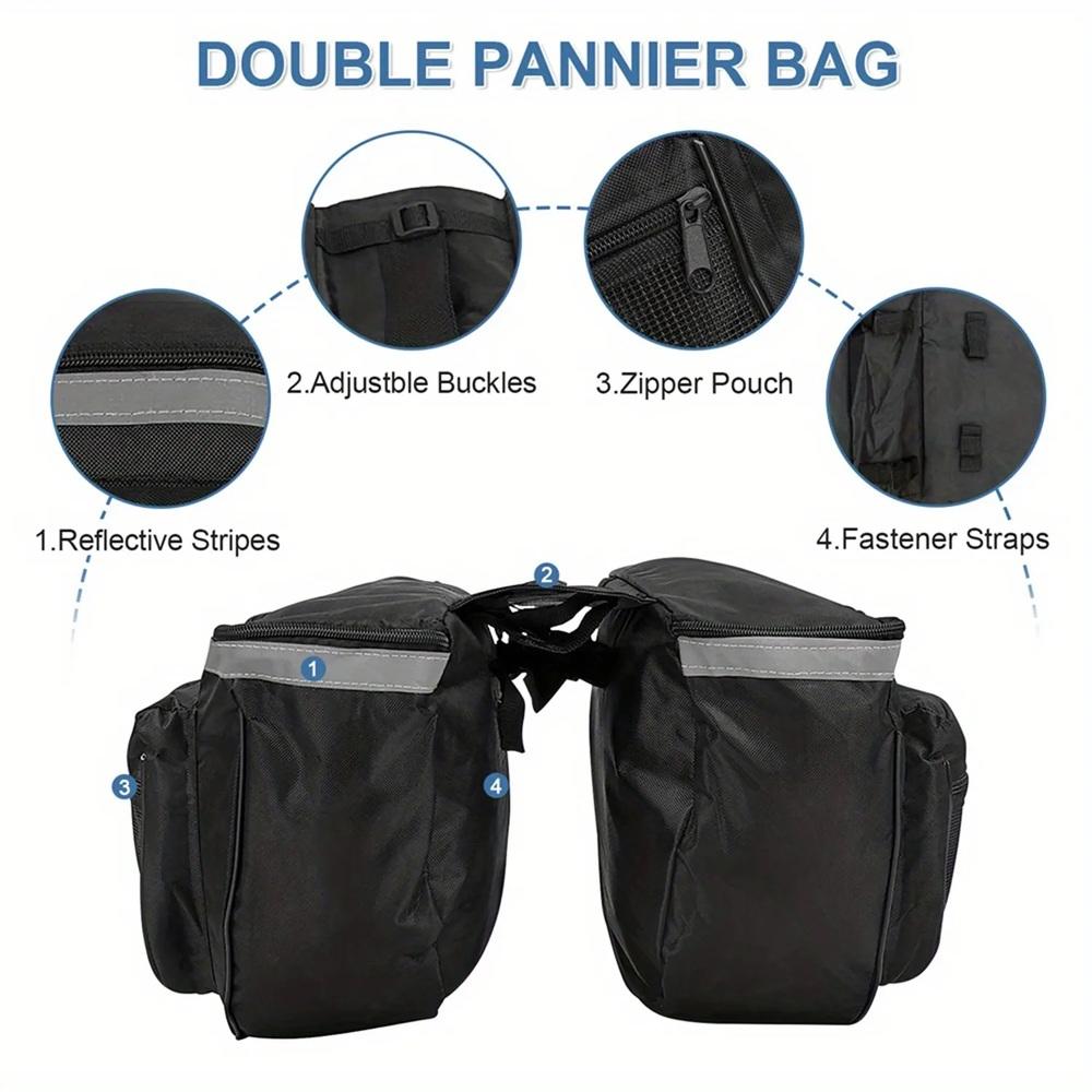 Alforje Duplo para Bicicleta