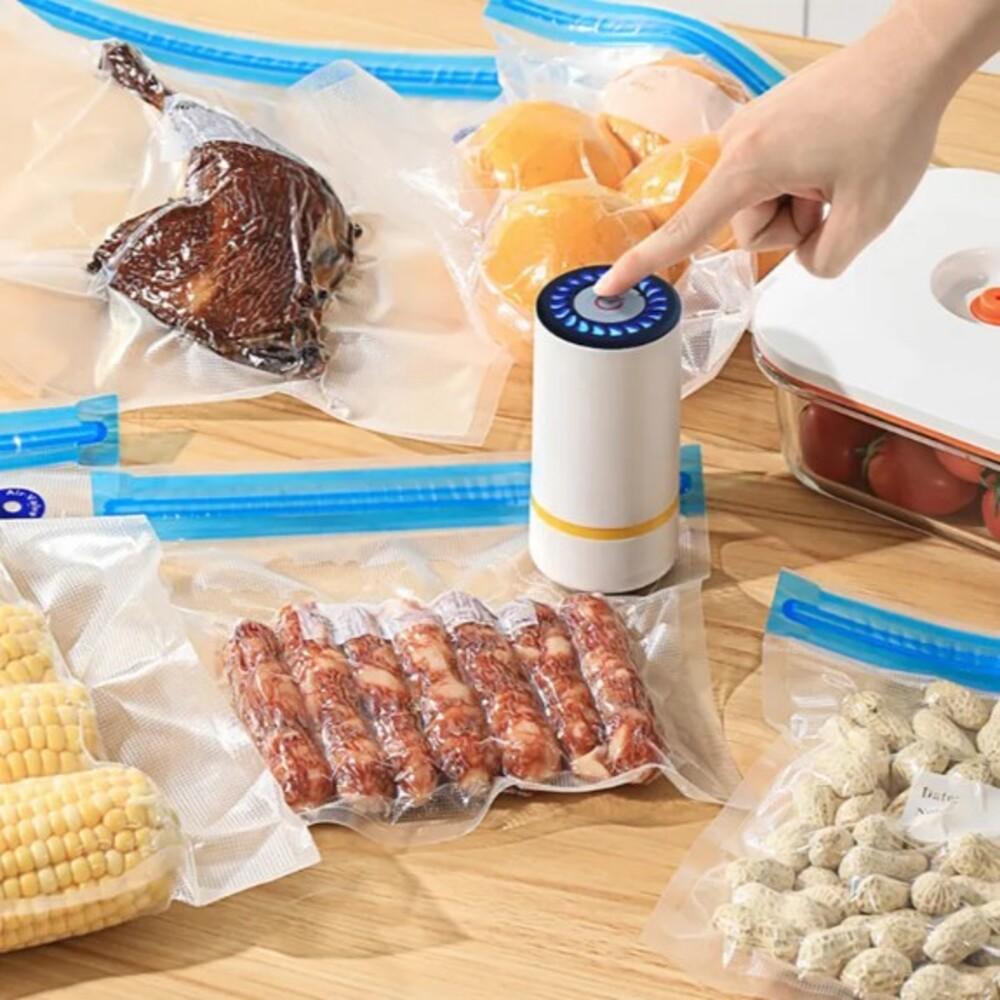 Bomba Elétrica Recarregável para Sacos a Vácuo