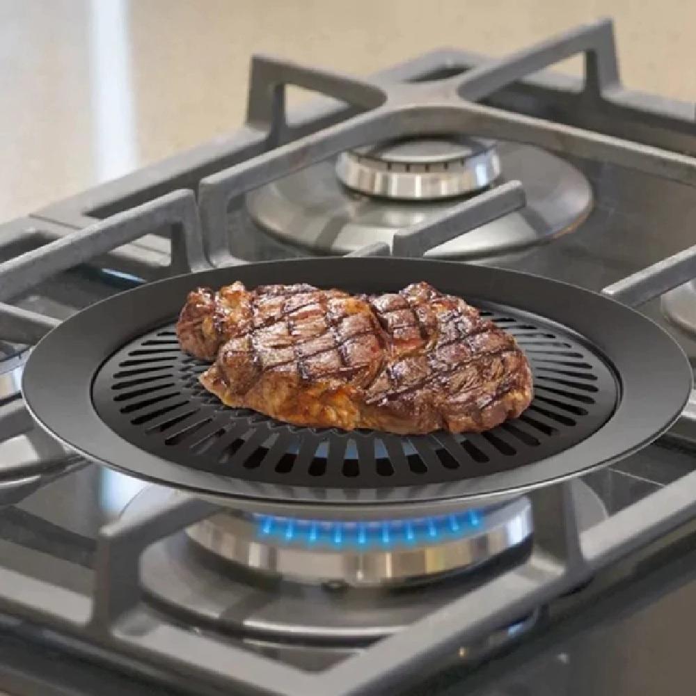 Mini Churrasqueira para Fogão Grill Antiaderente