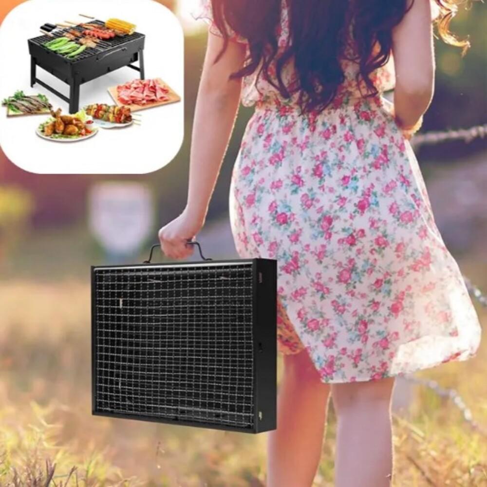 Churrasqueira Portátil a Carvão