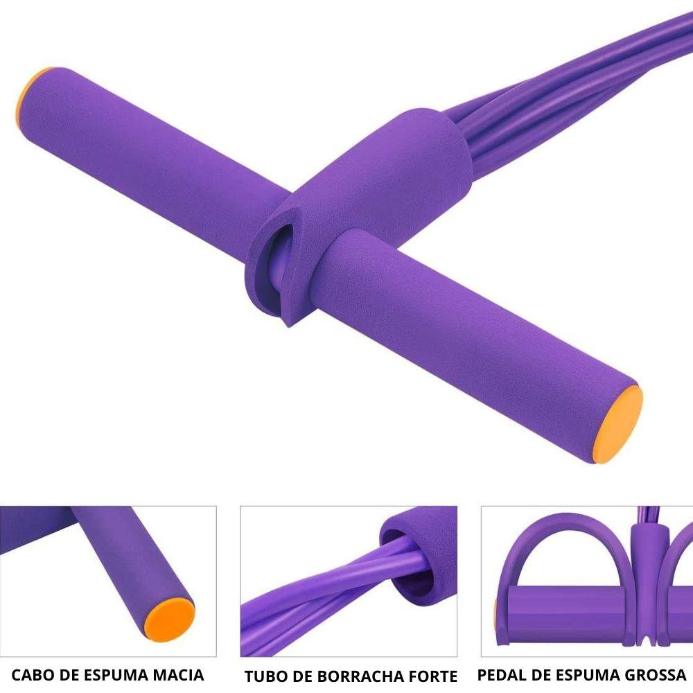 Elástico Extensor Multifuncional para Ginástica e Alongamento