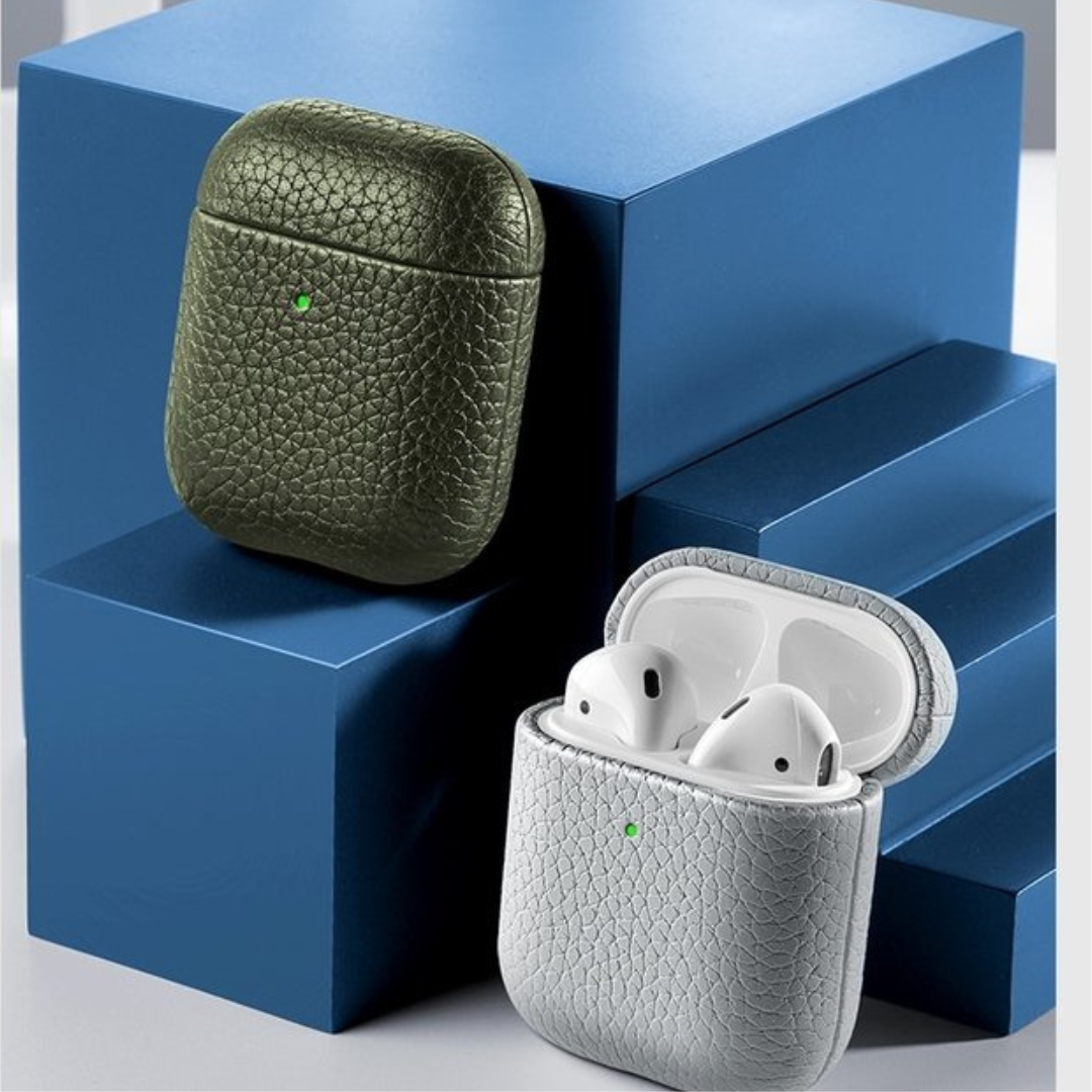 Capa AirPods 1ª e 2ª Geração | Couro Premium