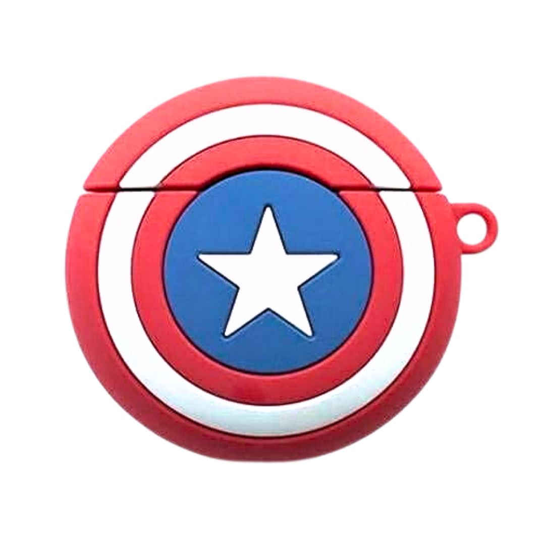 Capa AirPods Pro e Pro 2 | Escudo do Capitão América