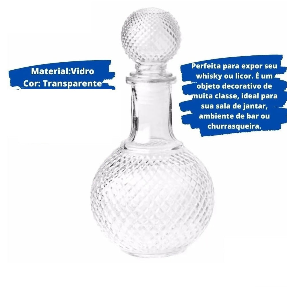 Garrafa para Licor ou Whisky 1,1 Litros