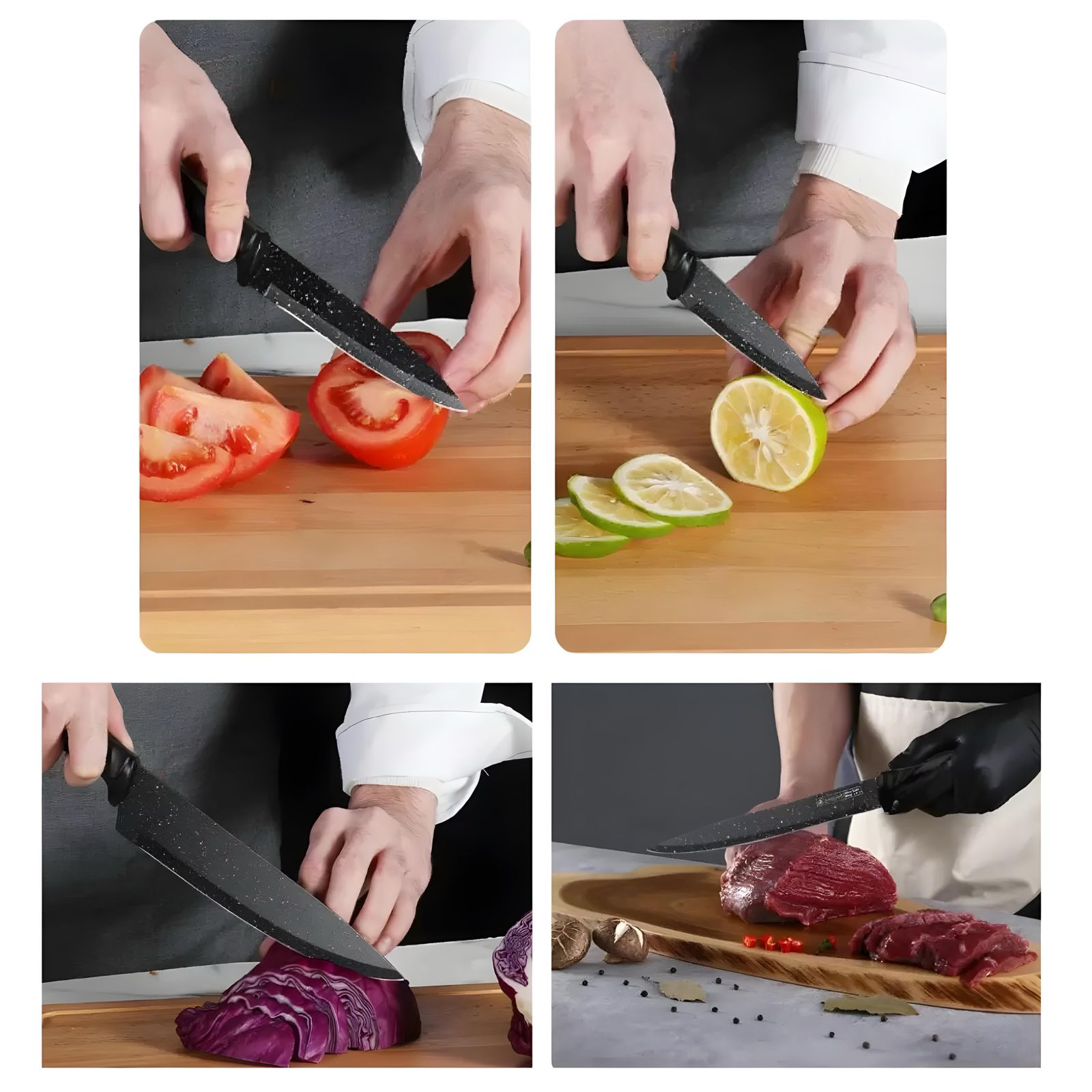 Kit Facas para Churrasco 6 Peças | B-Max