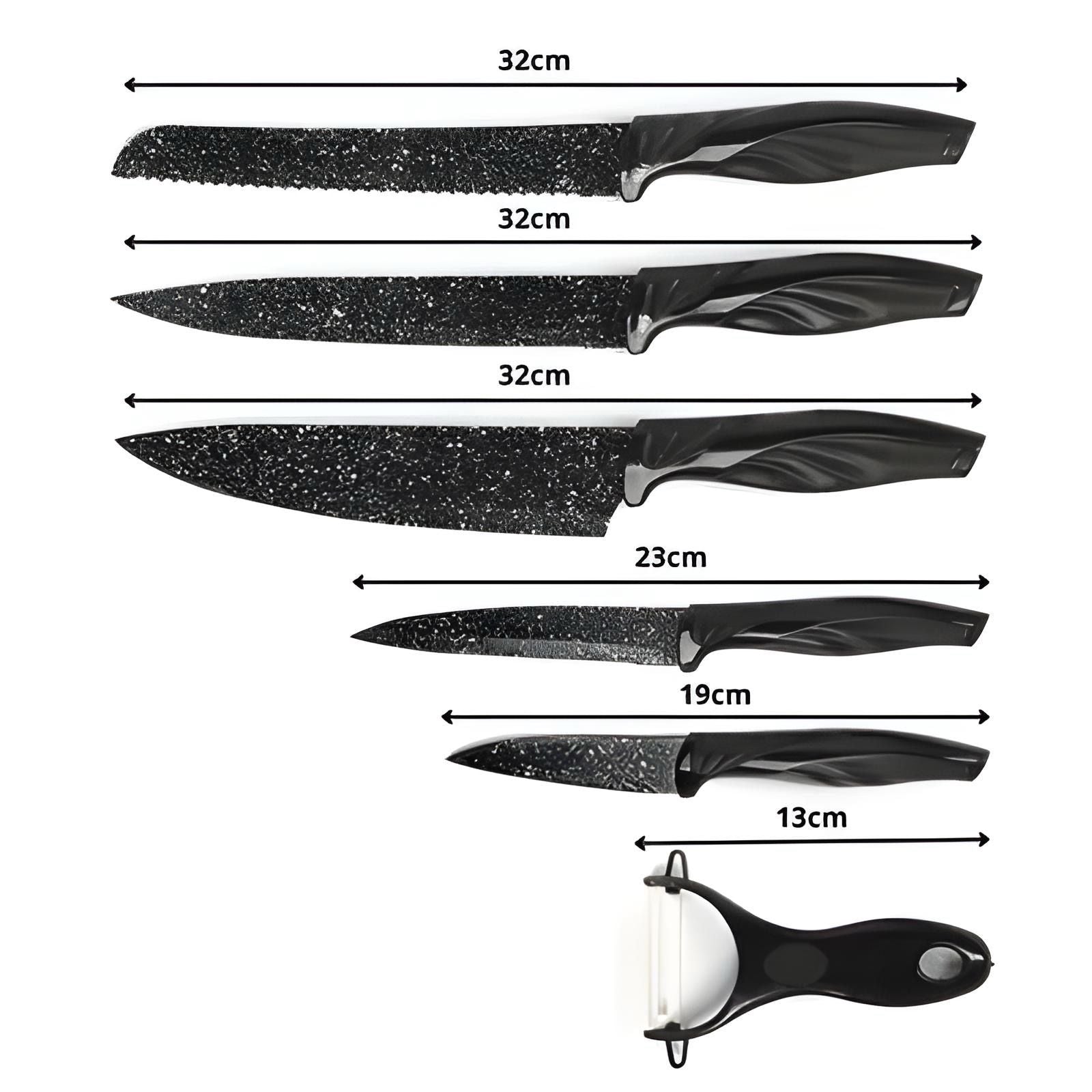 Kit Facas para Churrasco 6 Peças | B-Max