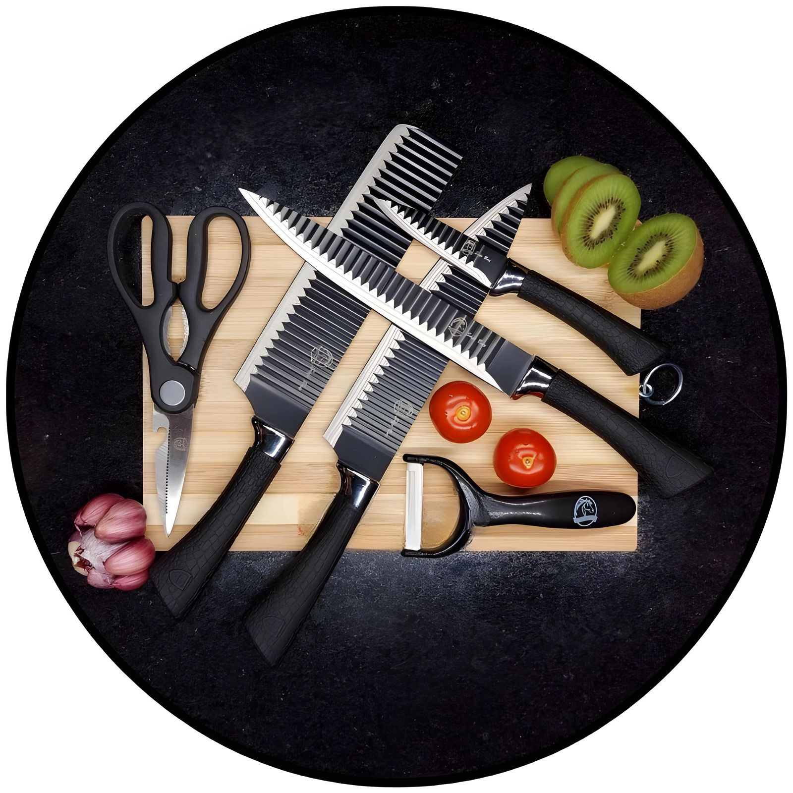 Kit Churrasco 6 Peças B-Max BM-F990