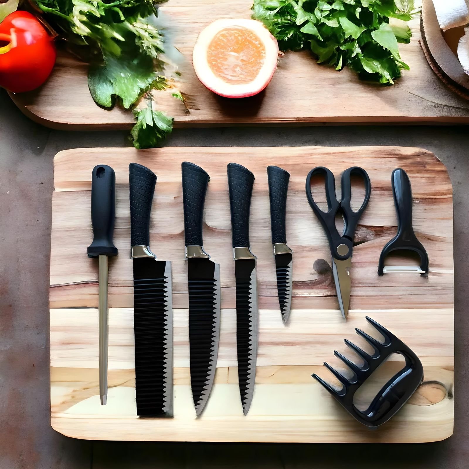 Kit Churrasco 8 Peças B-Max BM-F988