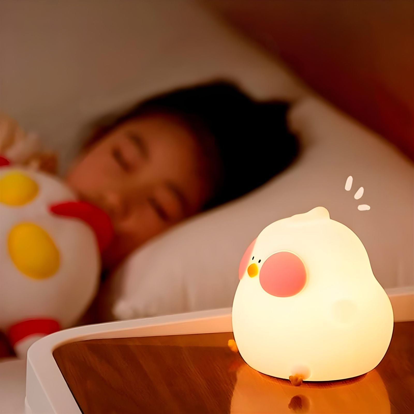 Luminária Touch Galinha LED