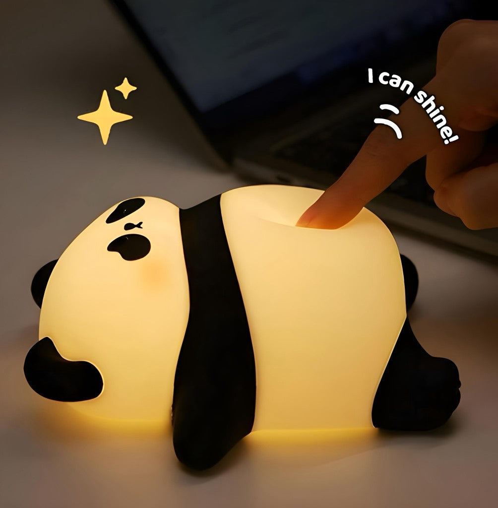 Luminária Touch Panda Deitado LED