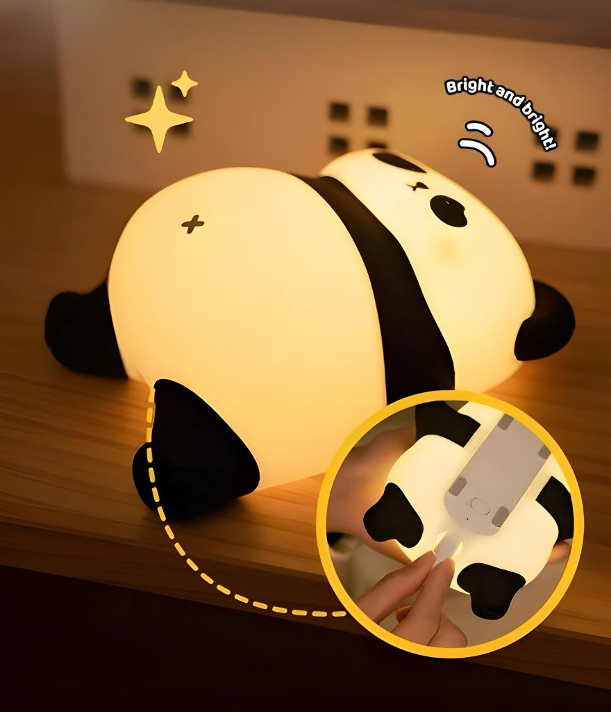 Luminária Touch Panda Deitado LED