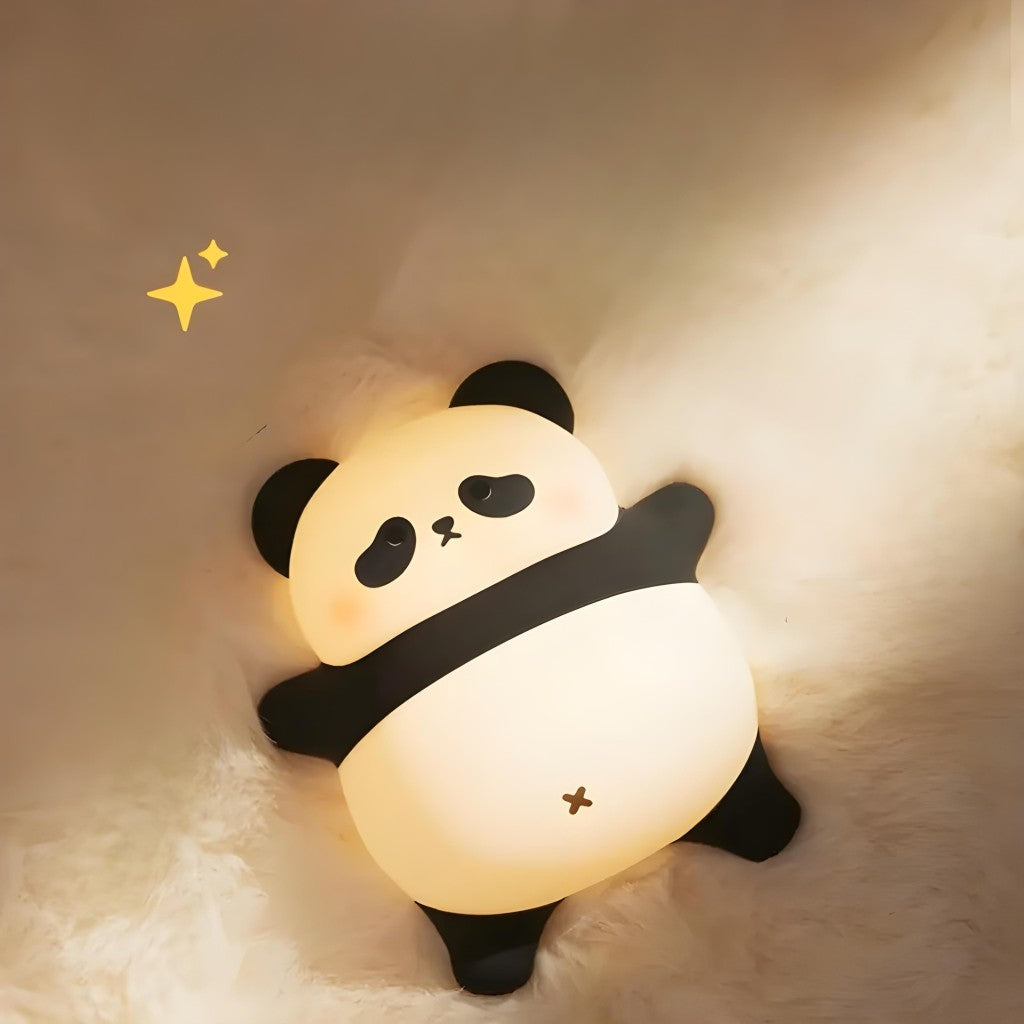 Luminária Touch Panda Deitado LED