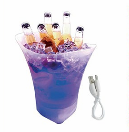Balde Cerveja LED com Caixa de Som Bluetooth