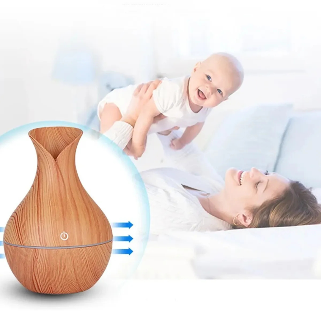 Umidificador de Ar com Difusor de Aromas LED Bivolt