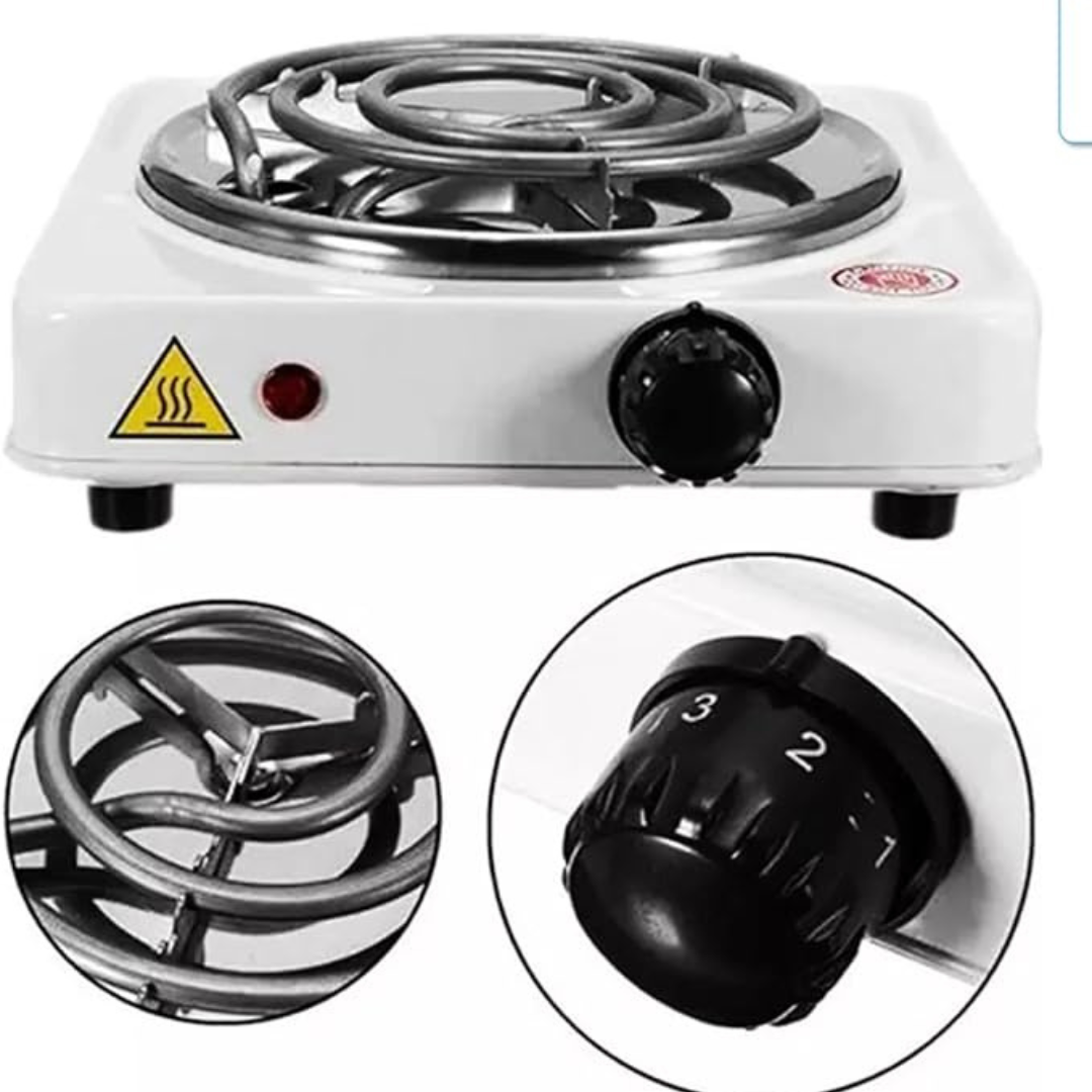 Fogão Elétrico 1 Boca Portátil Espiral 110v | Cores Sortidas
