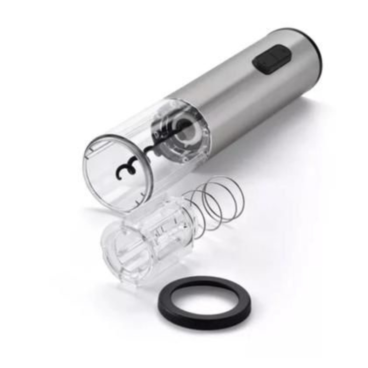 Kit Abridor de Vinho Elétrico + Tábua de Frios com Espátulas