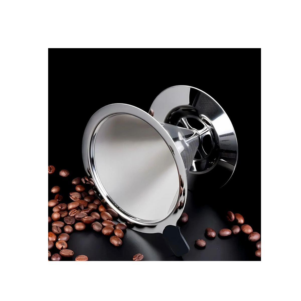 Kit Café: Jarro Garrafa Térmica 1L + Coador de Café Inox