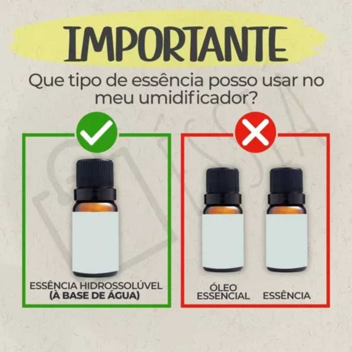 Umidificador de Ar com Difusor de Aromas LED Bivolt