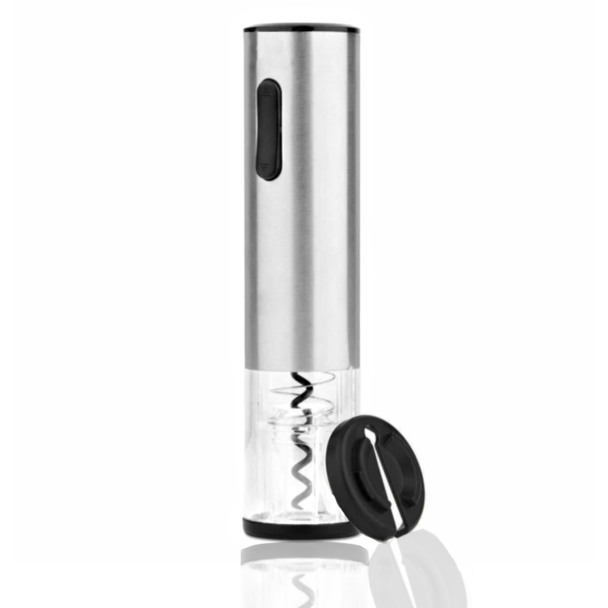 Kit Abridor de Vinho Elétrico + Tábua de Frios com Espátulas