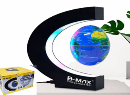 Luminária Globo Terrestre Flutuante LED