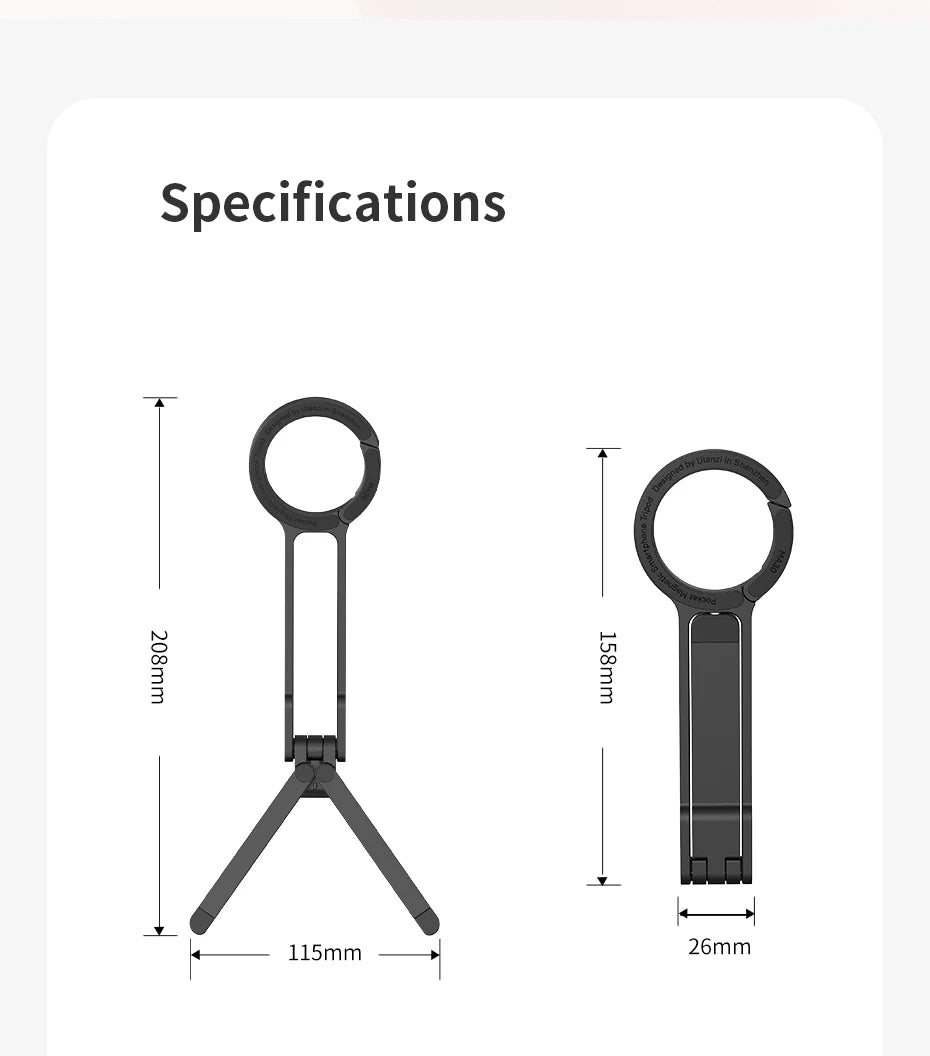 Tripé para celular mosquetão | Ulanzi MA30