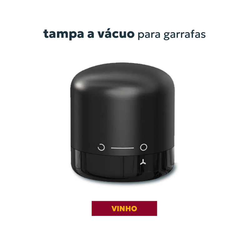 Tampa para Vinhos ou Espumantes - a Vácuo