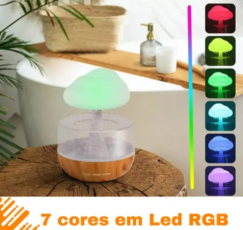 Difusor Marrom Nuvem de Chuva RGB 300ml