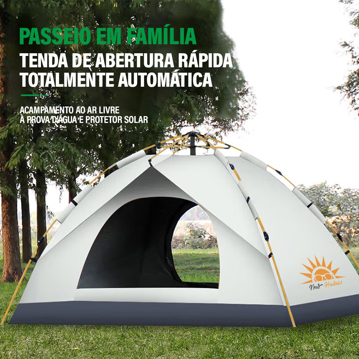 Barraca Camping Pop-up para até 4 pessoas