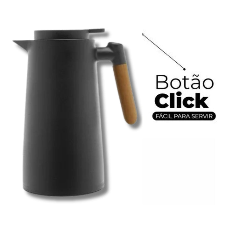 Jarro Garrafa Térmica 1L com Termômetro Digital