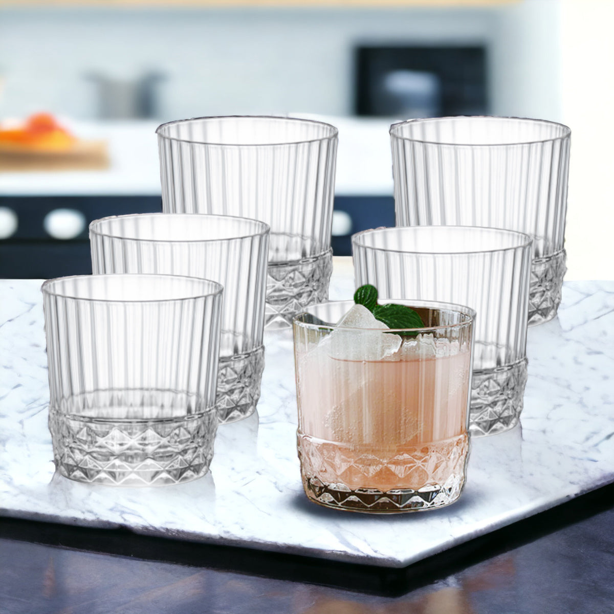 Conjunto Com 6 Copos Whisky America'20s | Bormioli Rocco