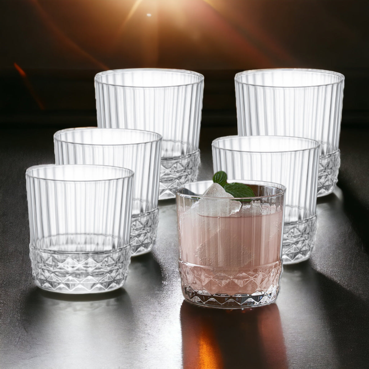 Conjunto Com 6 Copos Whisky America'20s | Bormioli Rocco