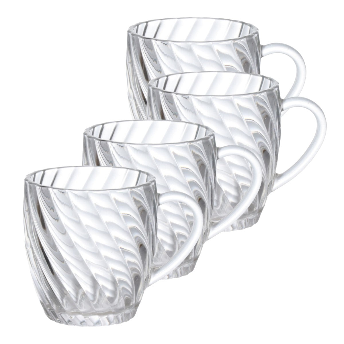 Conjunto de Canecas Elysee 4 Peças 285ml
