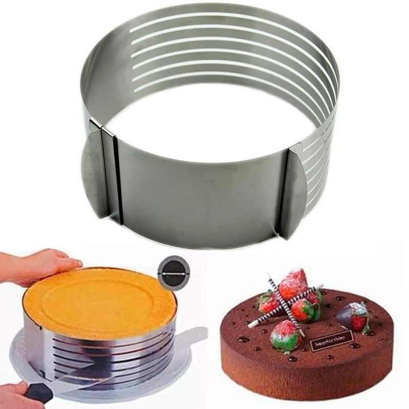 Aro Regulável Cortador Horizontal para Bolo